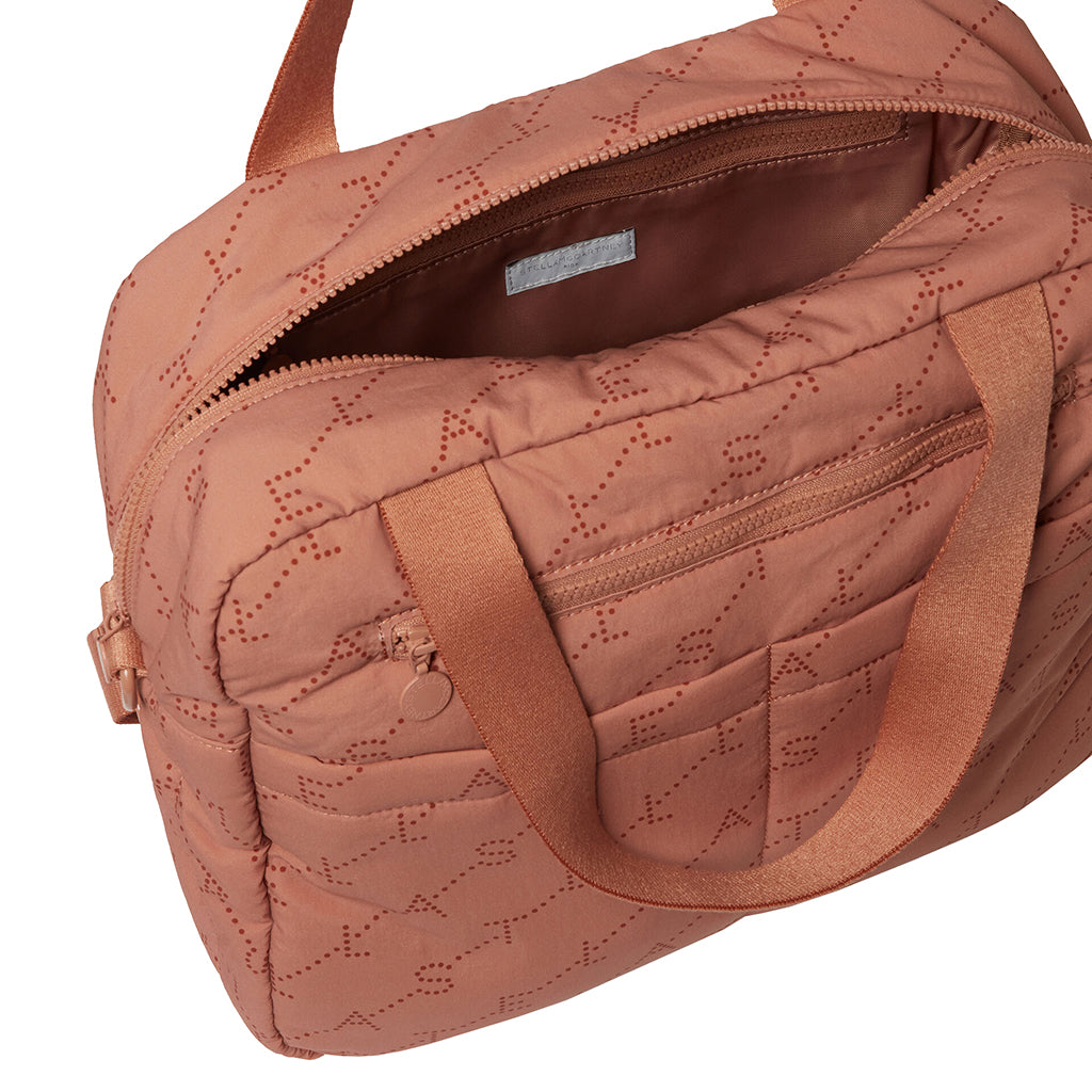Stella McCartney Monogram Diaper Bag Brown