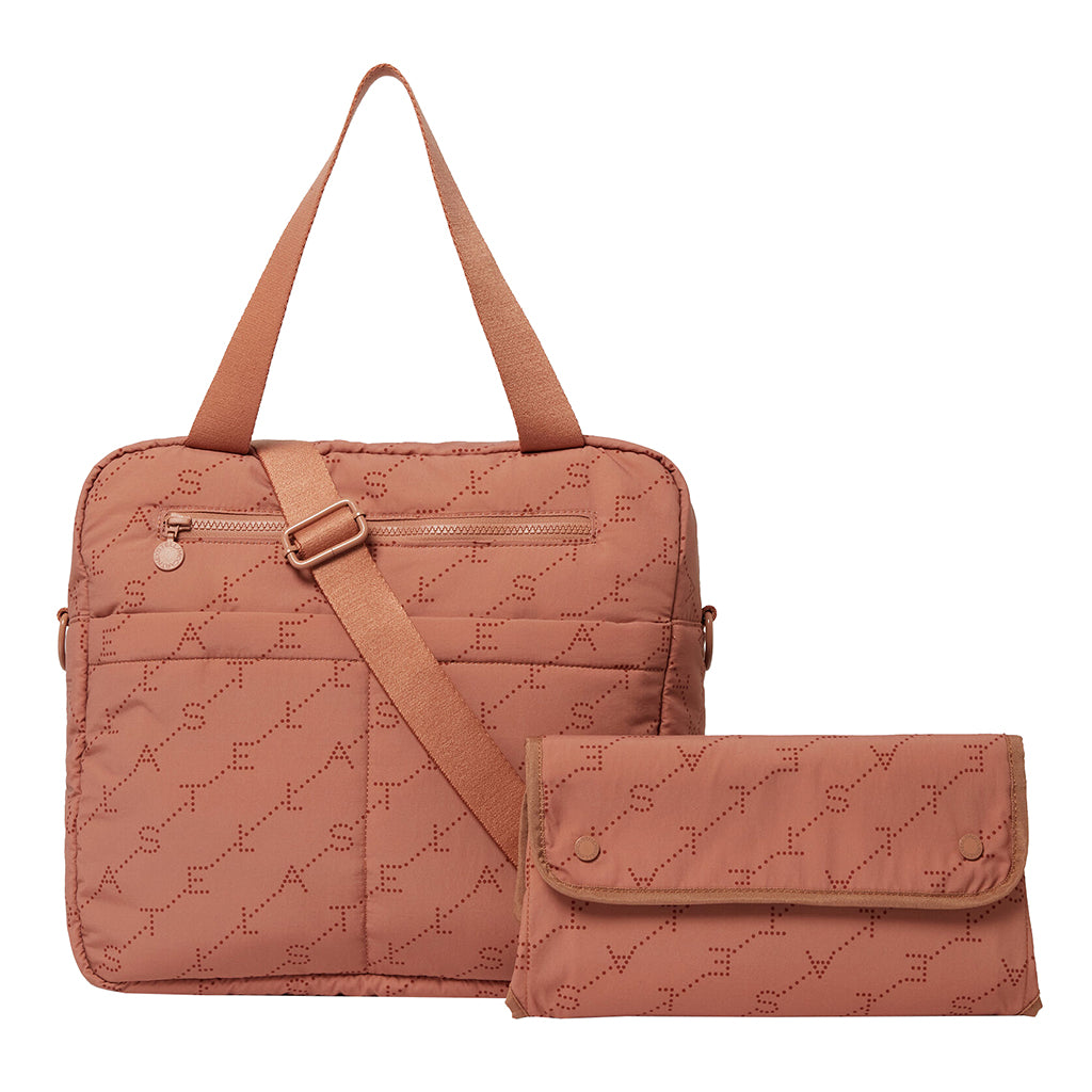 Stella McCartney Monogram Diaper Bag Brown
