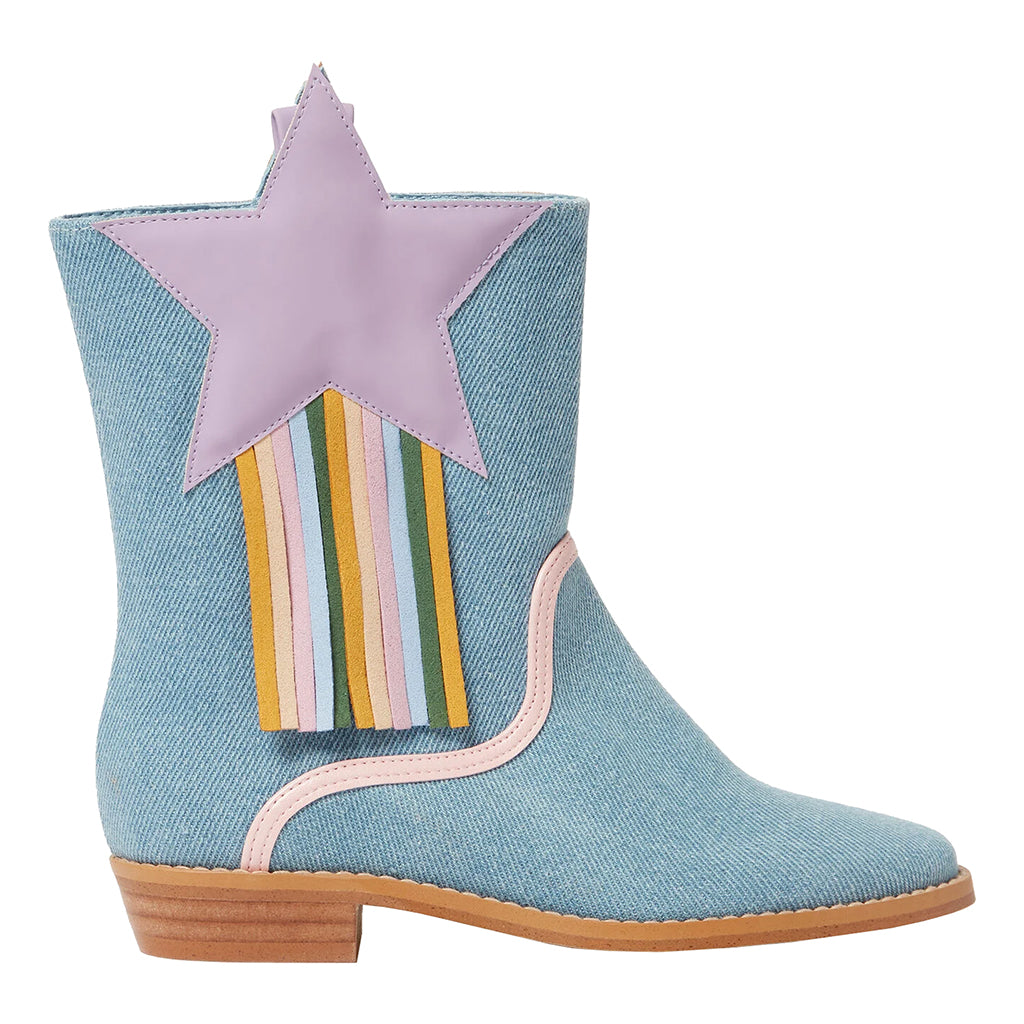 Stella McCartney Child Boots Denim Blue