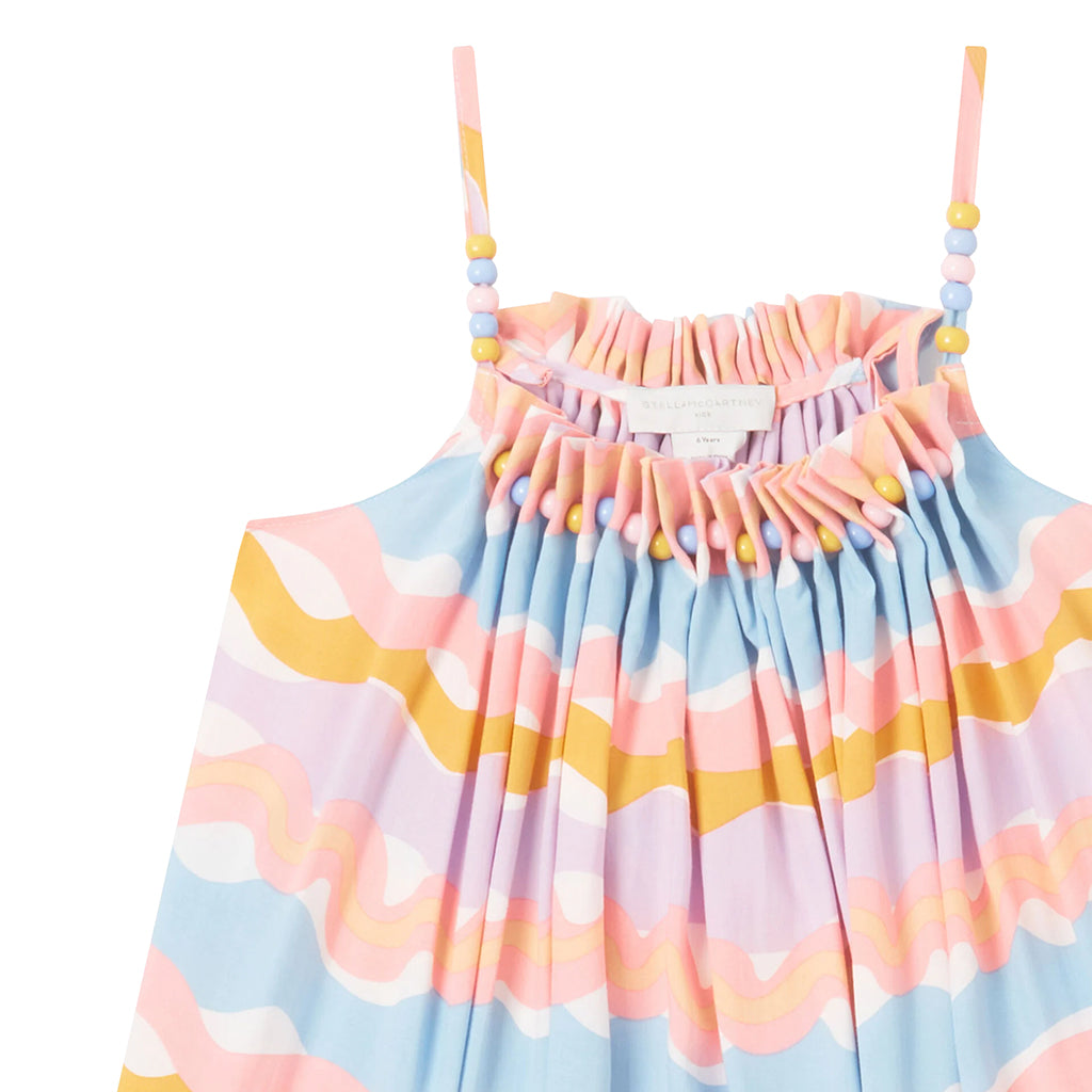 Stella McCartney Child Dress Wiggle Print Pink
