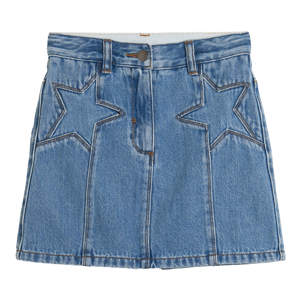 Stella McCartney Child Denim Skirt Blue