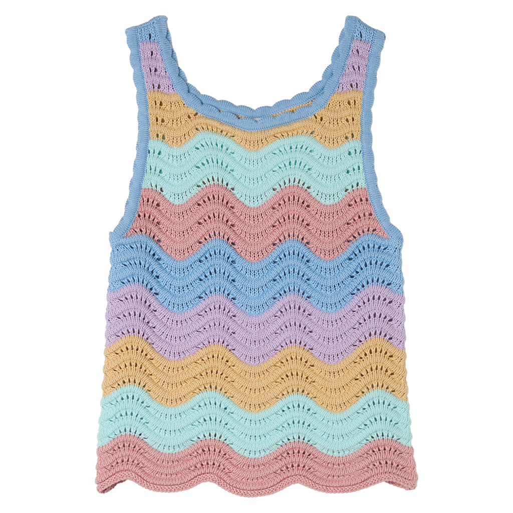 Stella McCartney Child Crochet Tank Top Multicolour