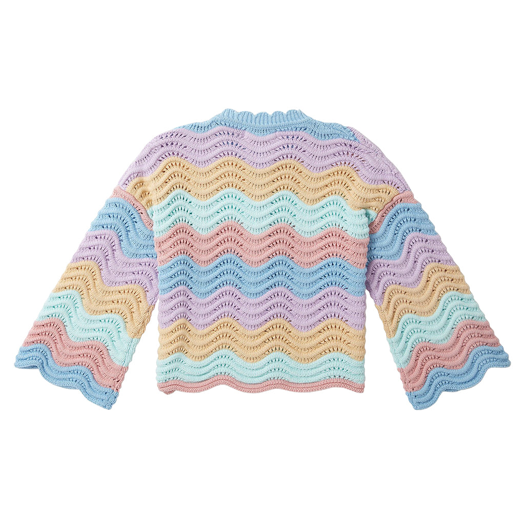 Stella McCartney Child Crochet Cardigan Multicolour