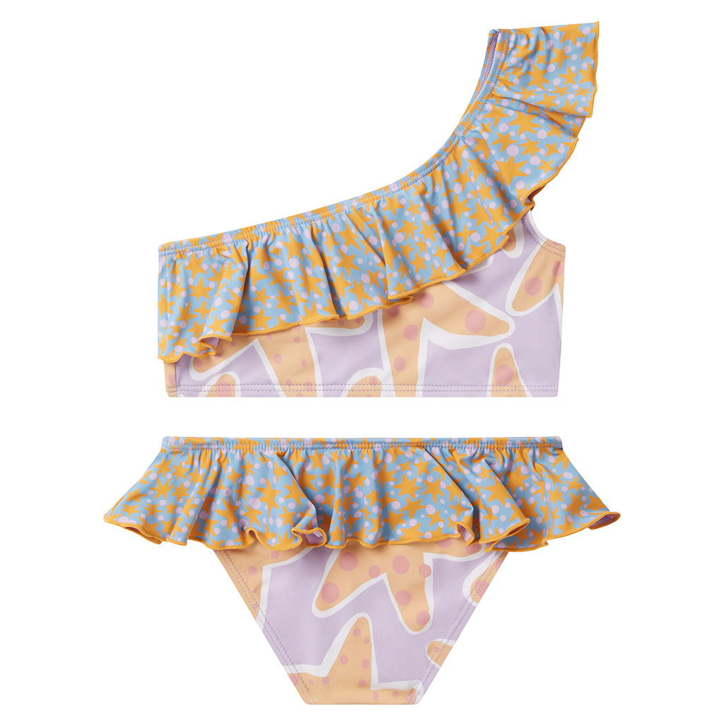 Stella McCartney Child Two Piece Swimsuit Starfish Print Purple