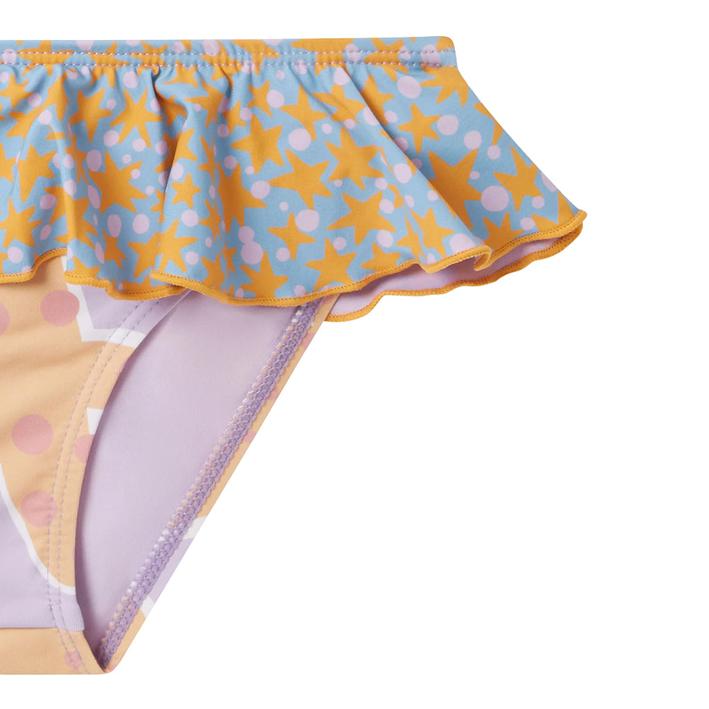 Stella McCartney Child Two Piece Swimsuit Starfish Print Purple