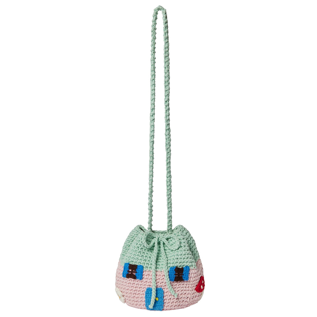 Stella McCartney Child Crochet Bucket Bag Multicolour