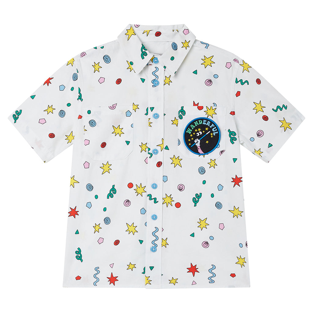 Stella McCartney Child Shirt Magic Confetti Print White