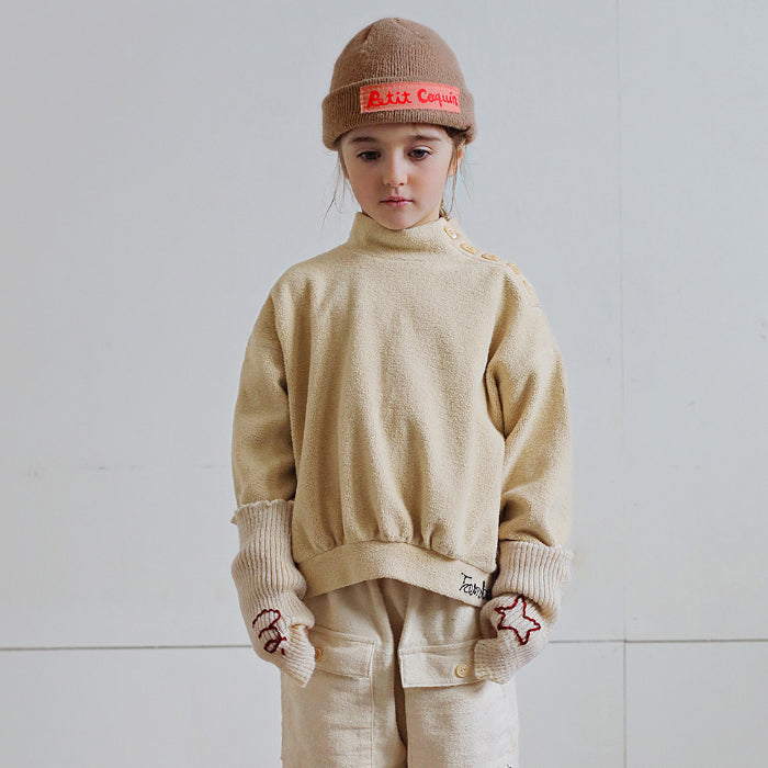 Beige sweatshirt best sale