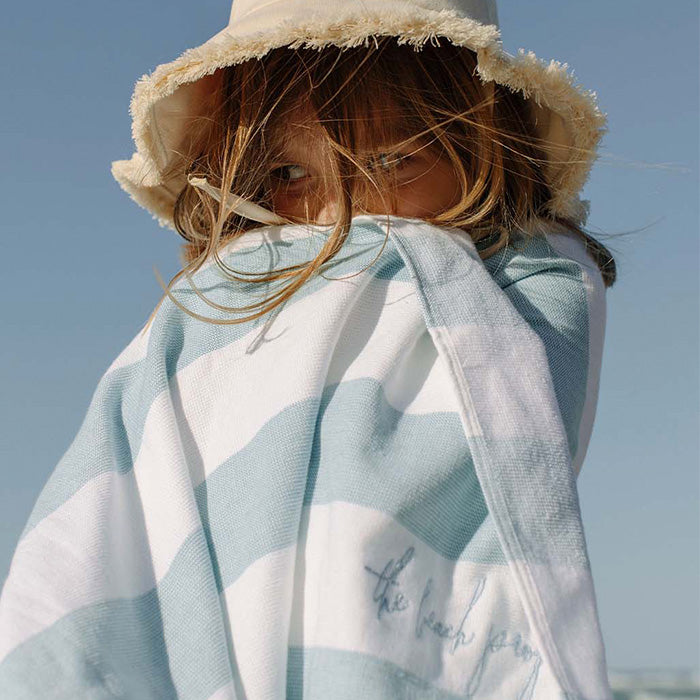 The Beach People Child Sand-Free Cabana Towel Reef Green