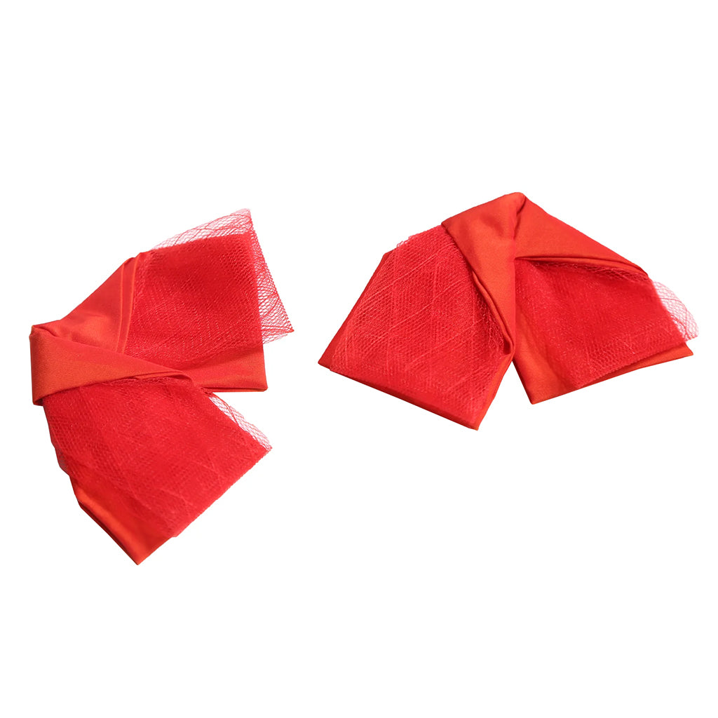 Tia Cibani Kids Child Set Of Two Butterfly Clips Rouge Red