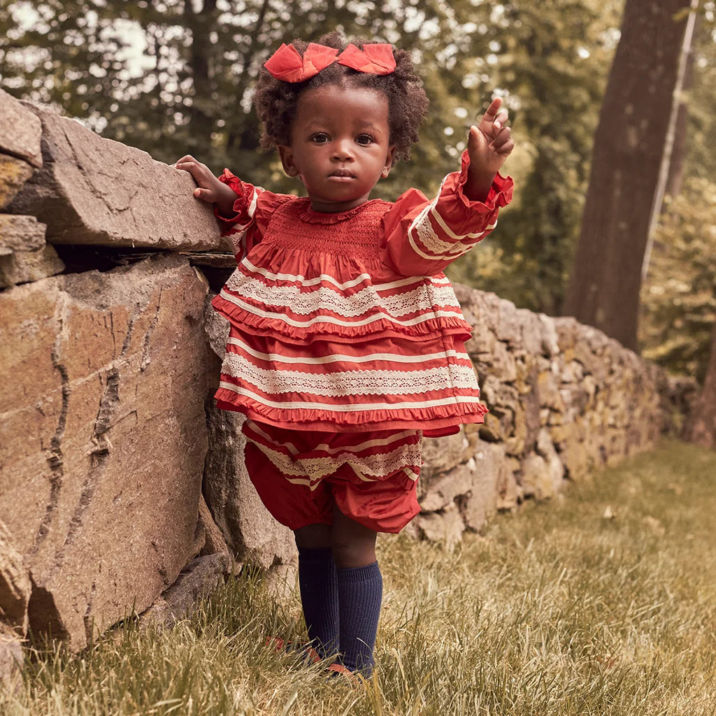 Tia Cibani Kids Child Set Of Two Butterfly Clips Rouge Red