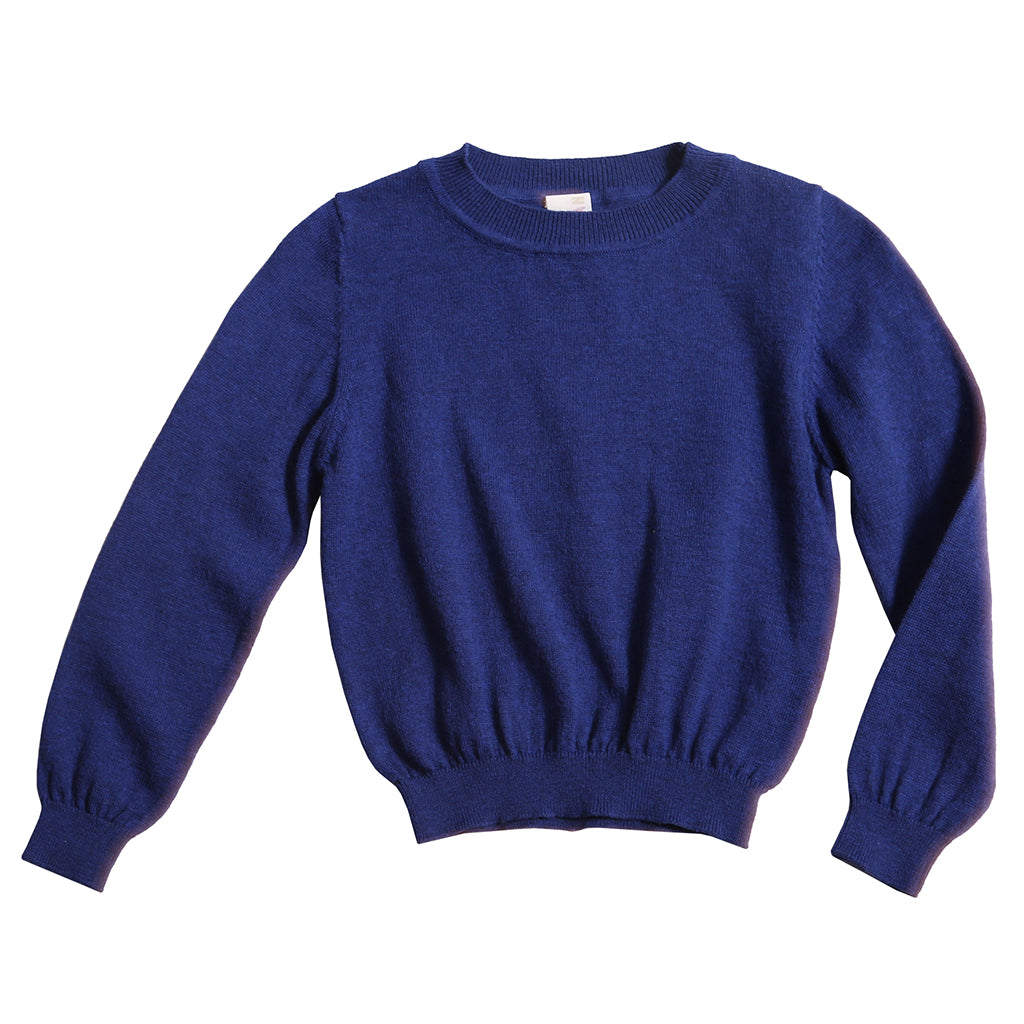 Tia Cibani Kids Baby Slim Fit Crew Neck Sweater Breton Blue