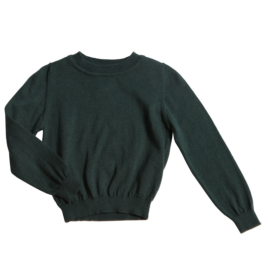 Tia Cibani Kids Baby Slim Fit Crew Neck Sweater Celtic Green