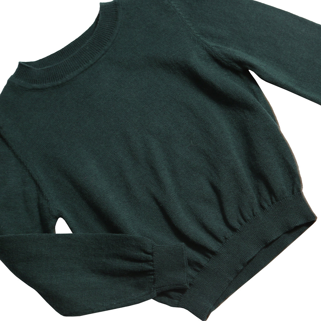 Tia Cibani Kids Baby Slim Fit Crew Neck Sweater Celtic Green
