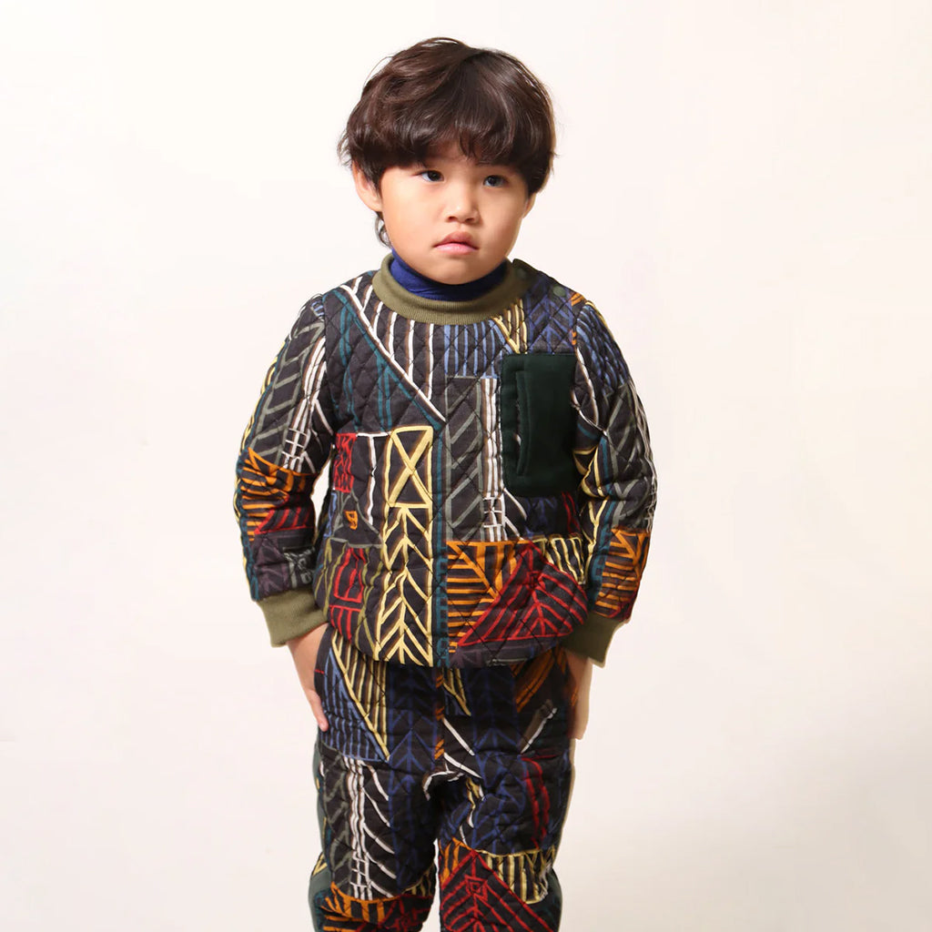 Tia Cibani Kids Child Harlequin Padded Track Pants Rainbow