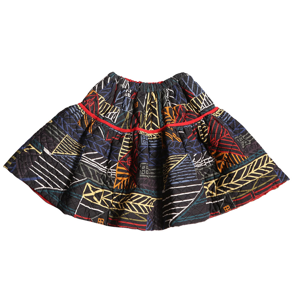 Tia Cibani Kids Child Gwenn Gathered Skirt Rainbow