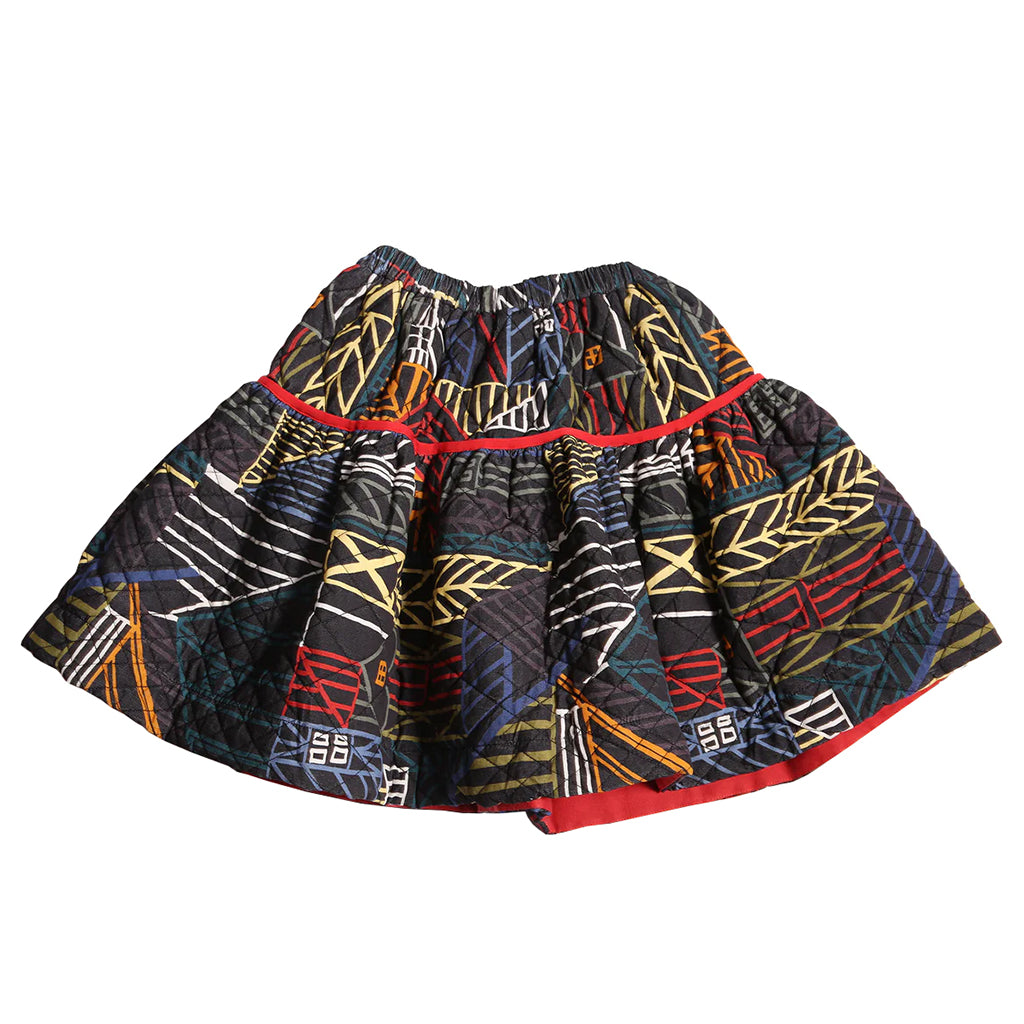 Tia Cibani Kids Child Gwenn Gathered Skirt Rainbow