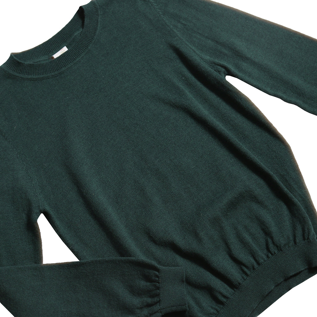 Tia Cibani Kids Child Slim Fit Crew Neck Sweater Celtic Green
