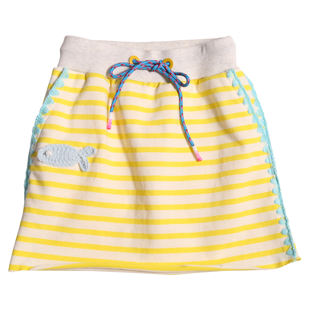 Tia Cibani Kids Child Mariner Crochet Skirt Submarine Yellow