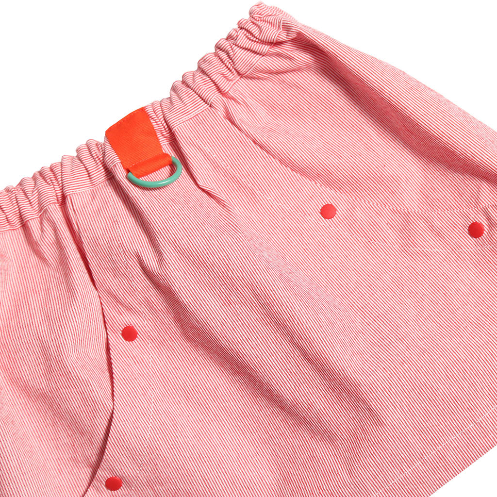 Tia Cibani Kids Child Morgan Patchwork Cargo Skirt SOS Red