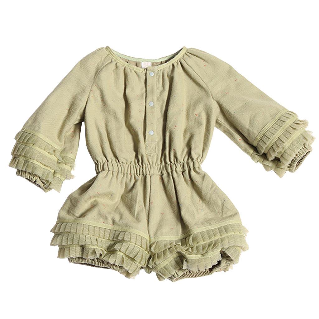 Tia Cibani Baby Willow Pantaloon Jumpsuit Sage Green