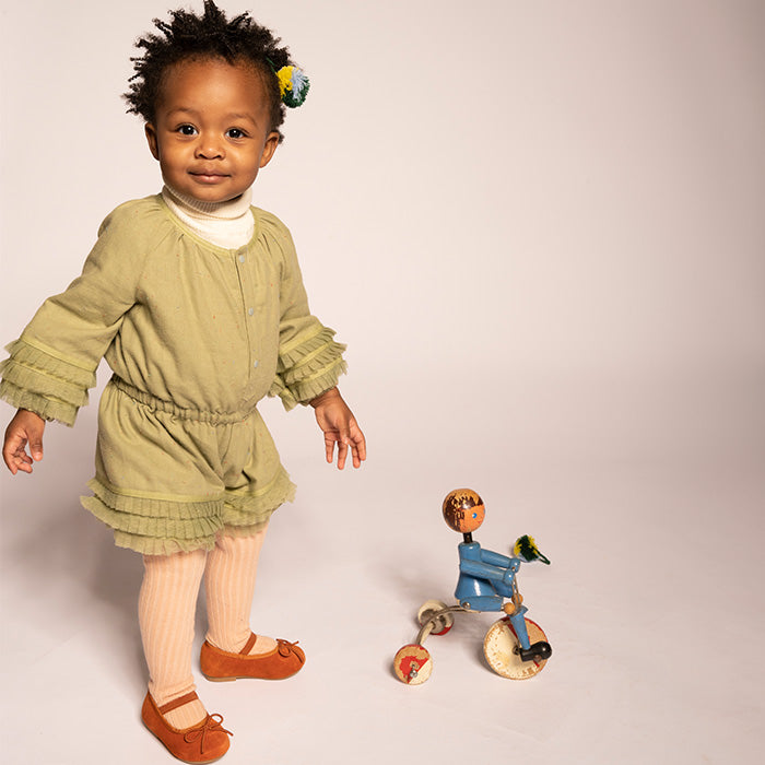 Tia Cibani Baby Willow Pantaloon Jumpsuit Sage Green