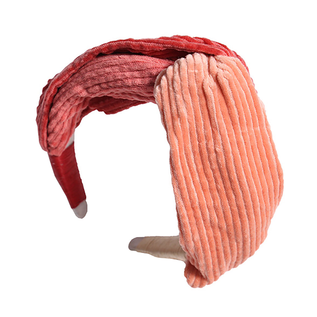 Tia Cibani Child Two-Tone Turban Headband Salmon Pink