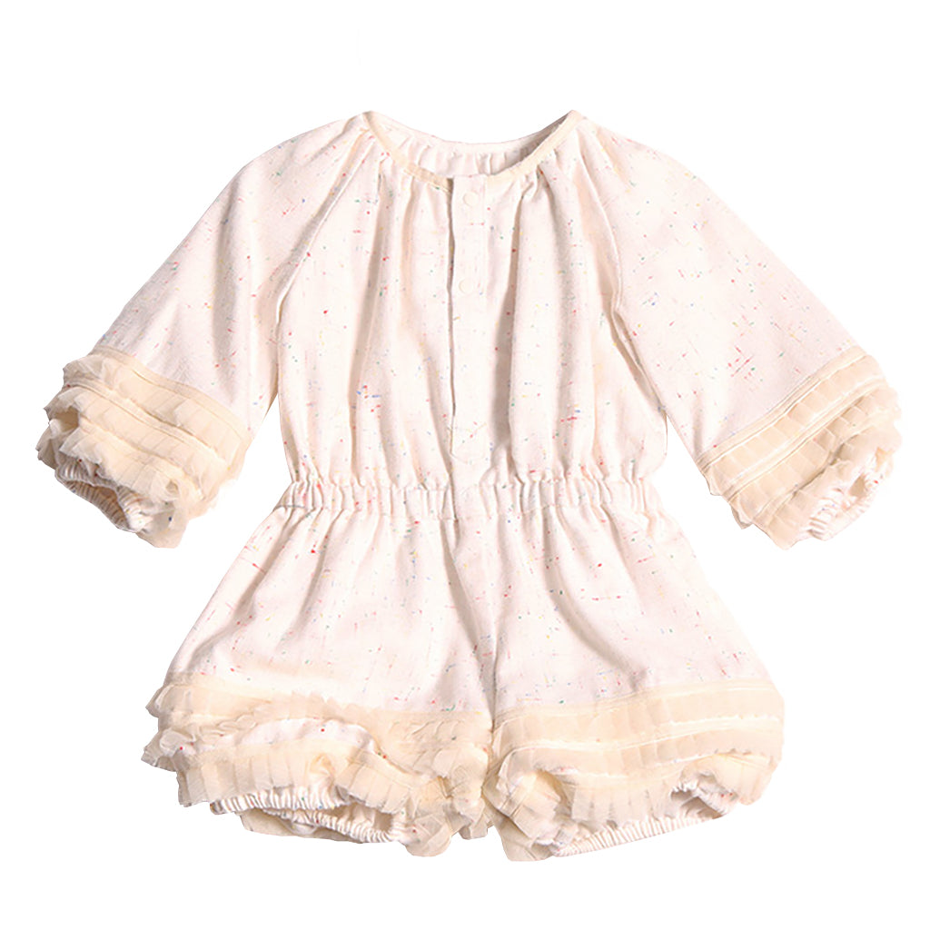 Tia Cibani Baby Willow Pantaloon Jumpsuit Opal Cream