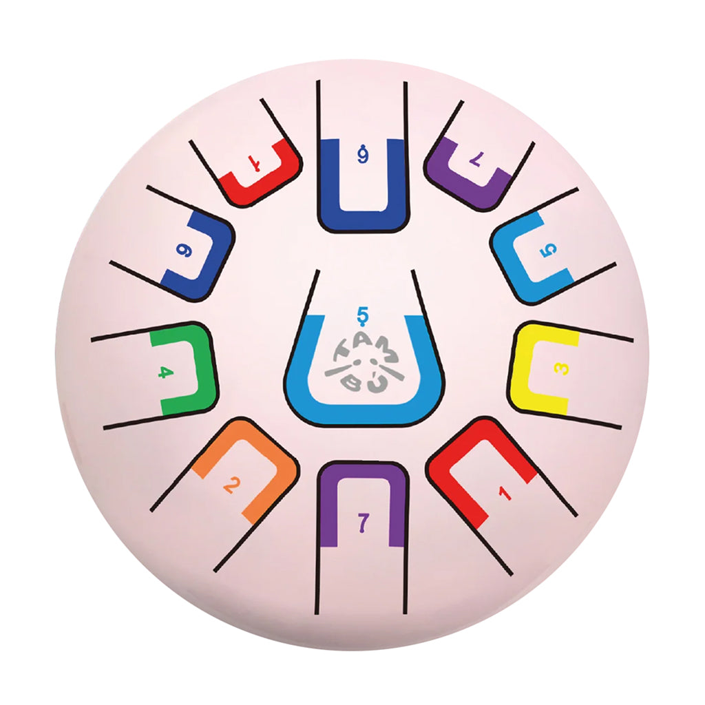 Tambú Tongue Drum Coral Reef Pink