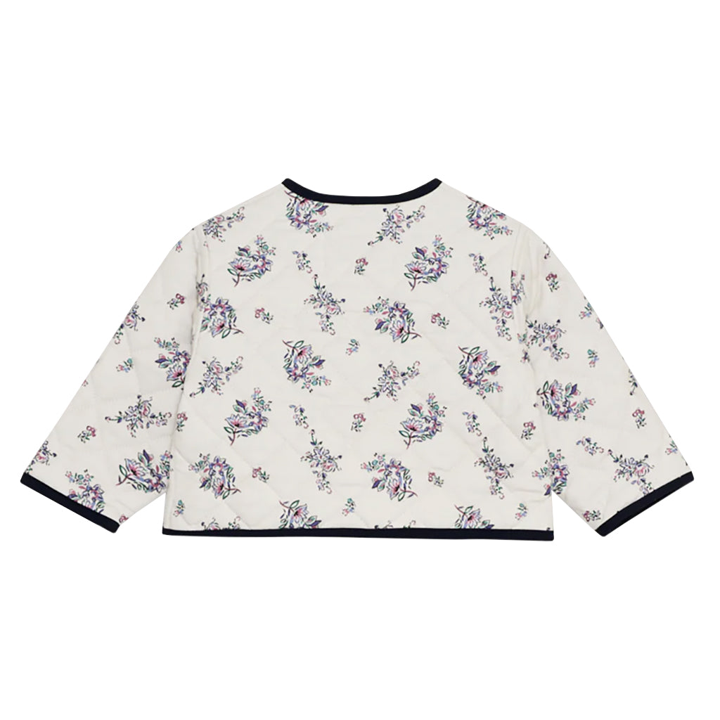 The New Society Baby Emma Jacket Cream Floral Print