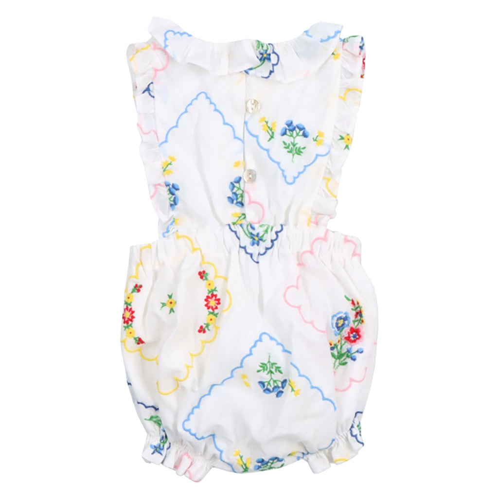 The New Society Baby Jacinthe Romper Multicolour Embroidery