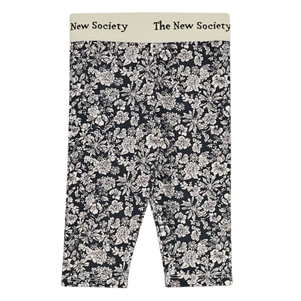The New Society Baby Lilth Leggings Navy Blue Floral Print