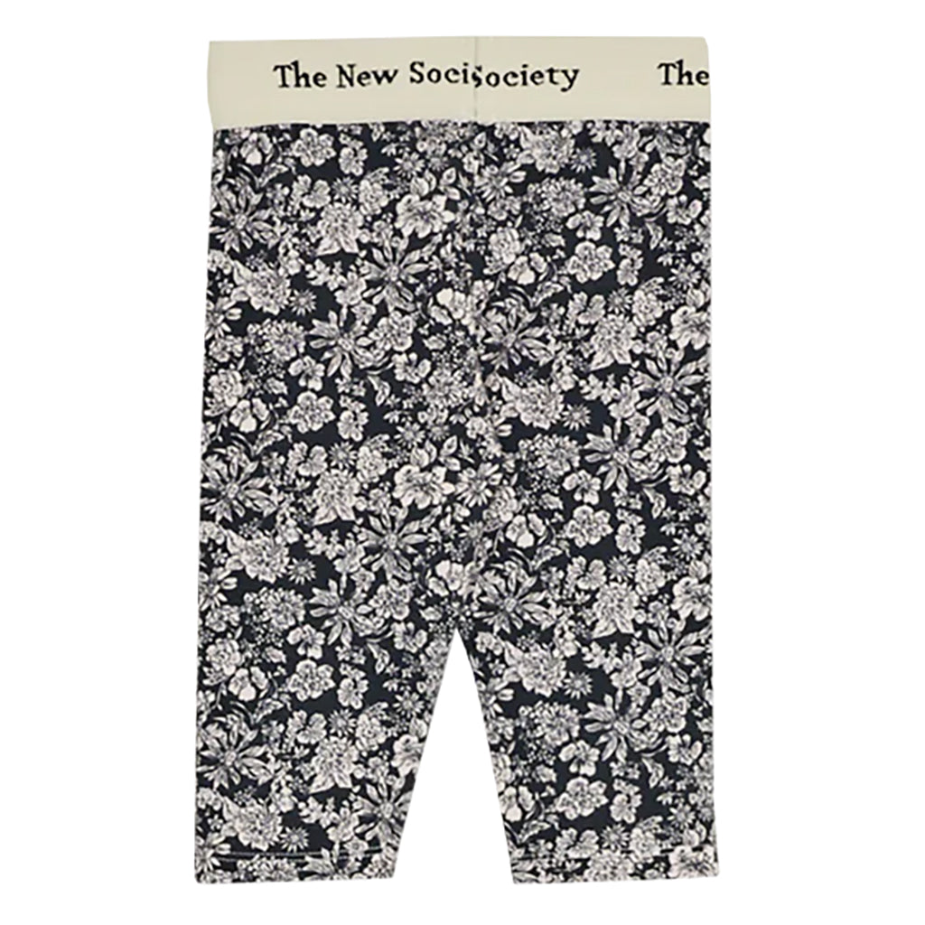 The New Society Baby Lilth Leggings Navy Blue Floral Print