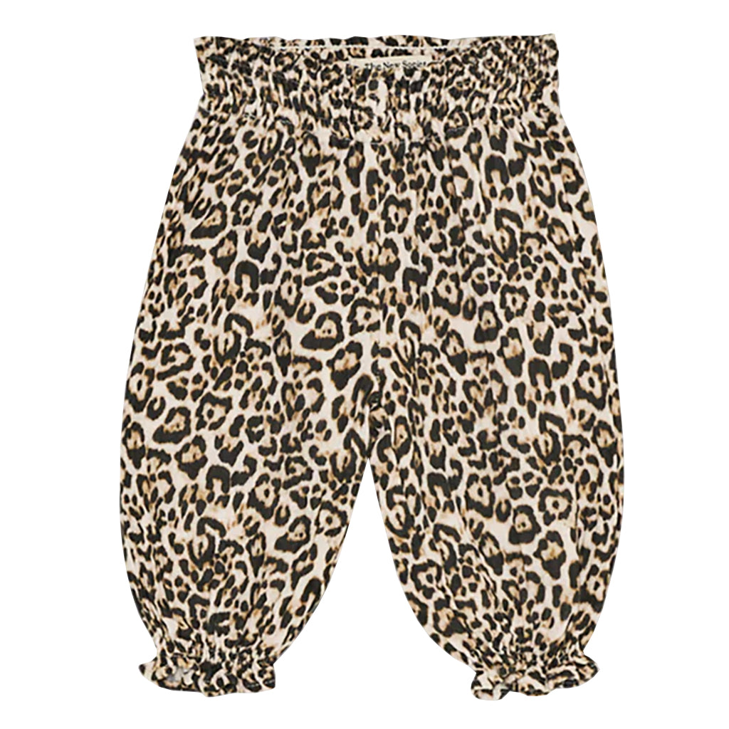 The New Society Baby Nelia Pants Brown Animal Print