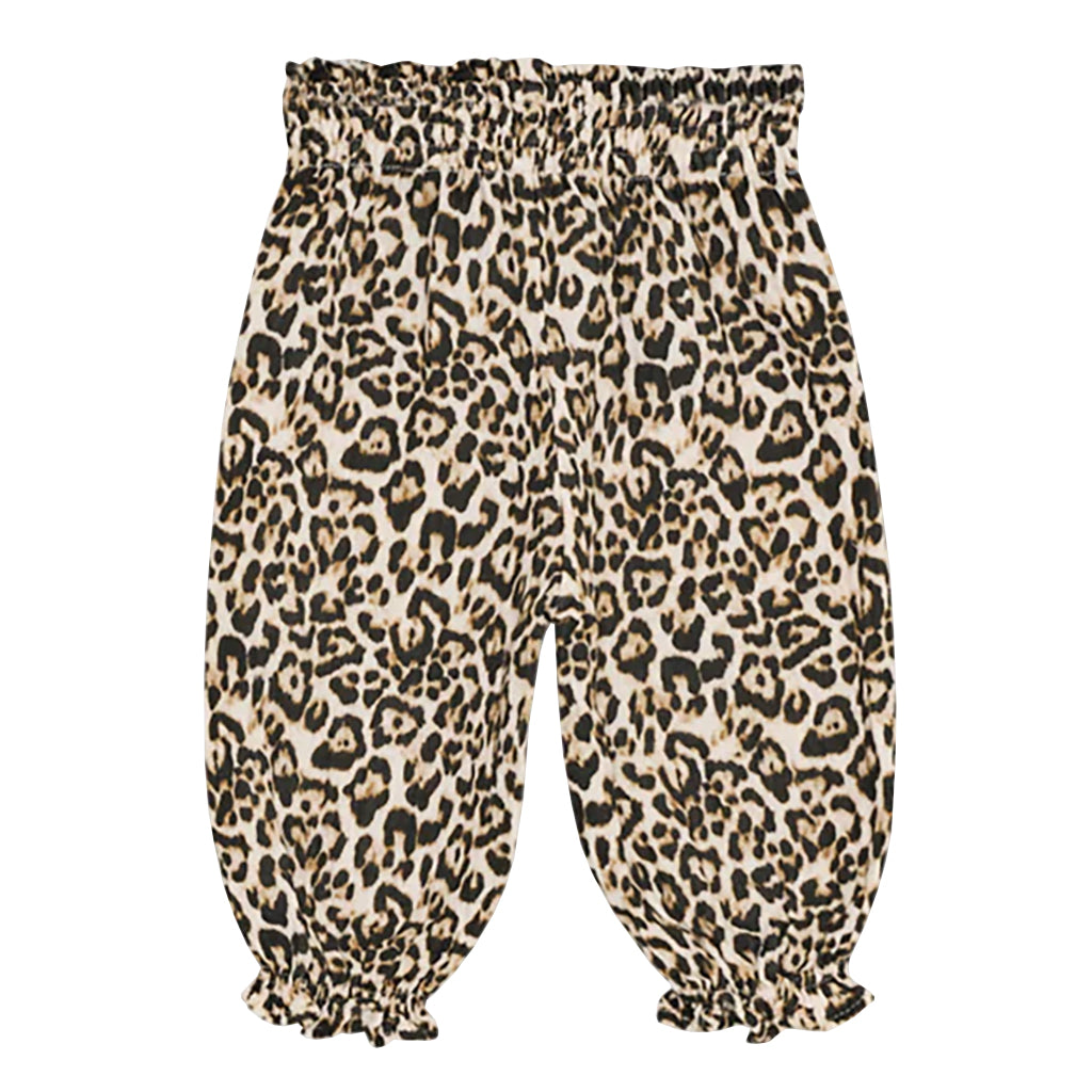 The New Society Baby Nelia Pants Brown Animal Print