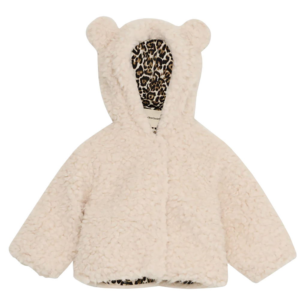 The New Society Baby Ninette Coat Moonlight White