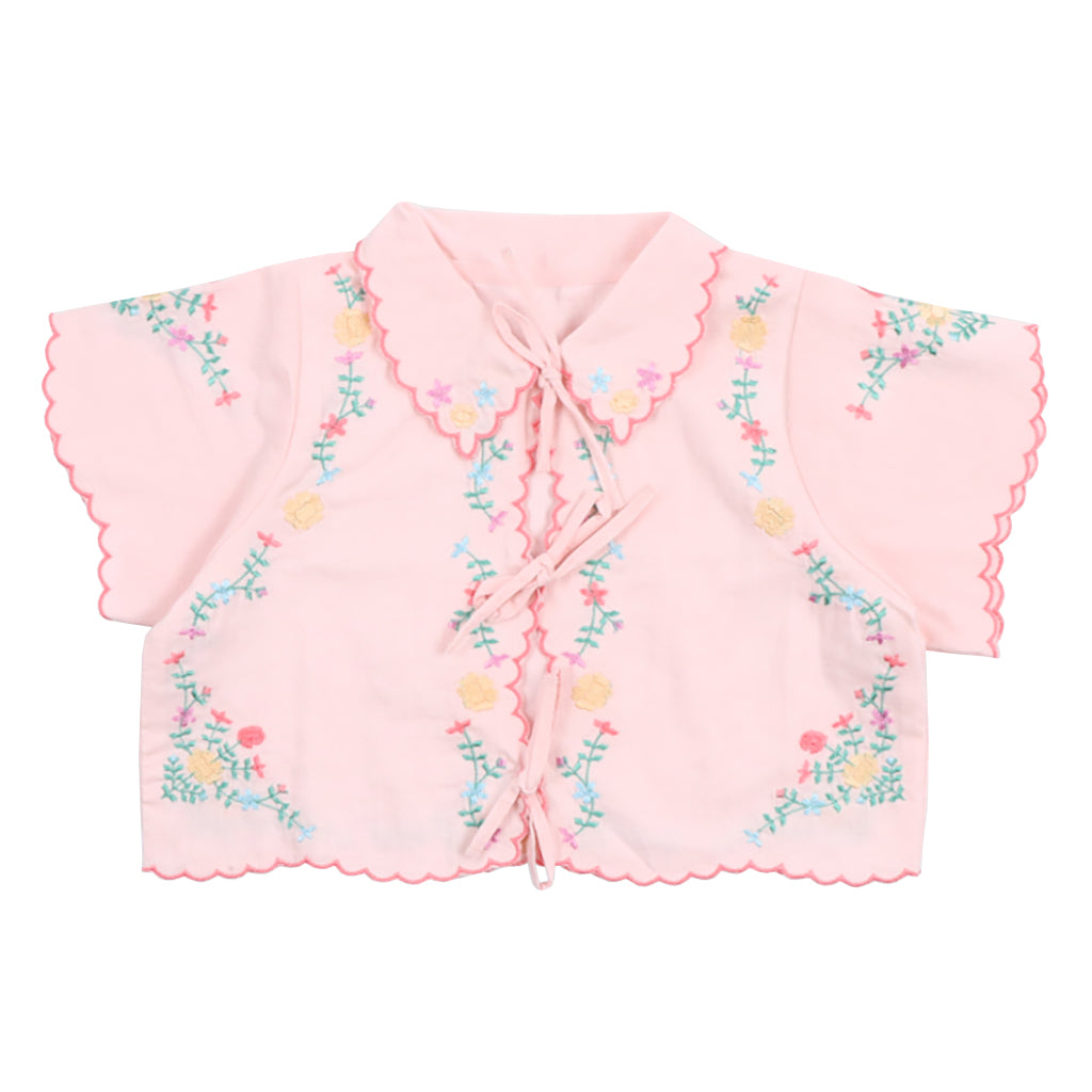 The New Society Baby Orchid Blouse Petal Pink