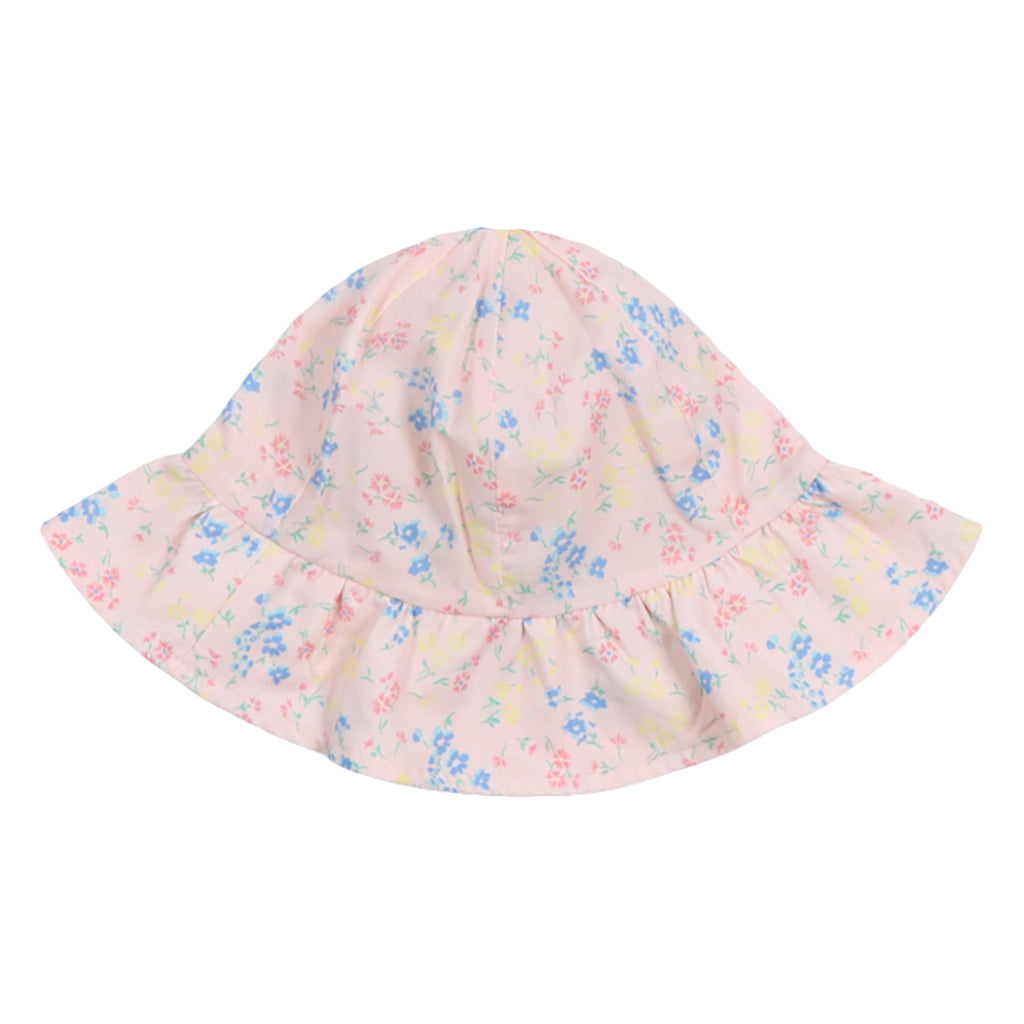 The New Society Baby Sabina Hat Pink Floral Print