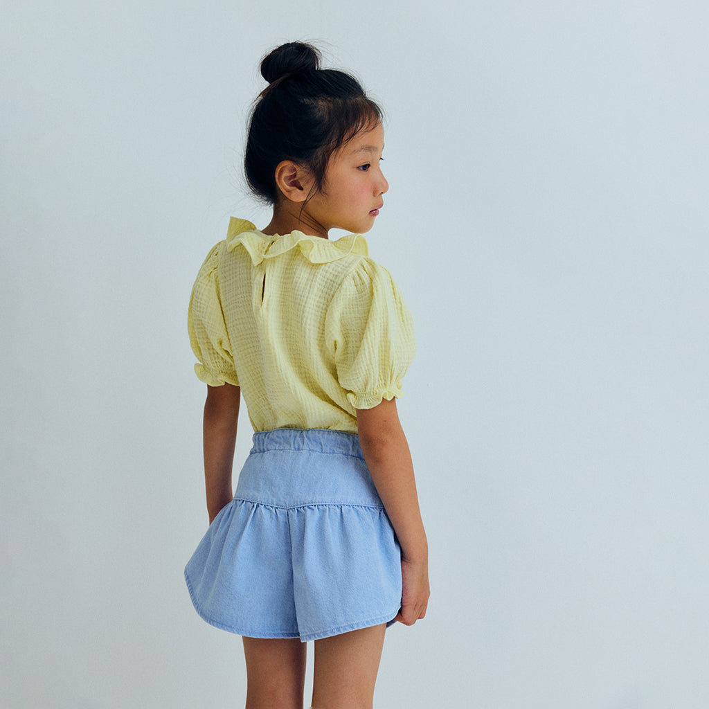 The New Society Child Bellis Shorts Light Denim Blue
