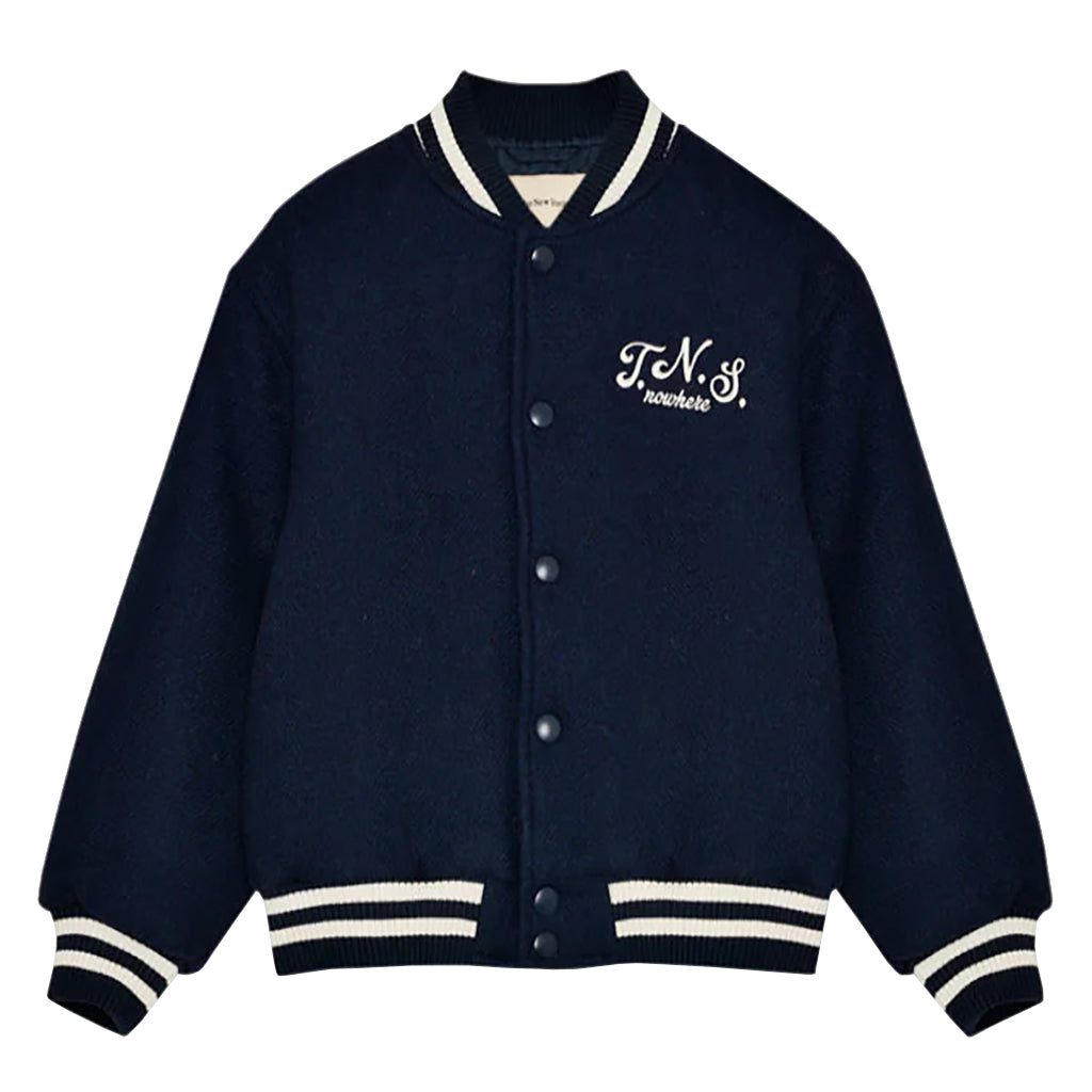 The New Society Child Clara Bomber Jacket Infinite Navy Blue