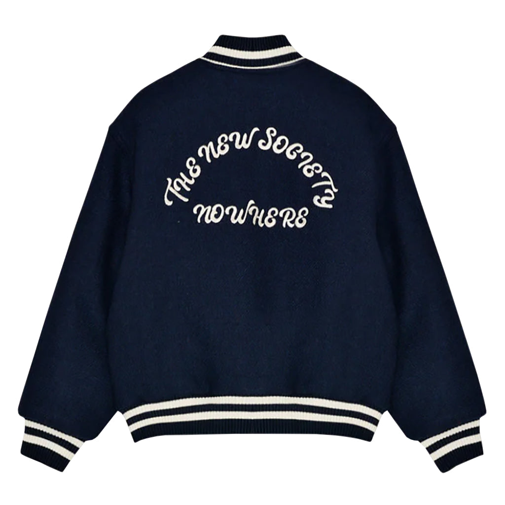 The New Society Child Clara Bomber Jacket Infinite Navy Blue