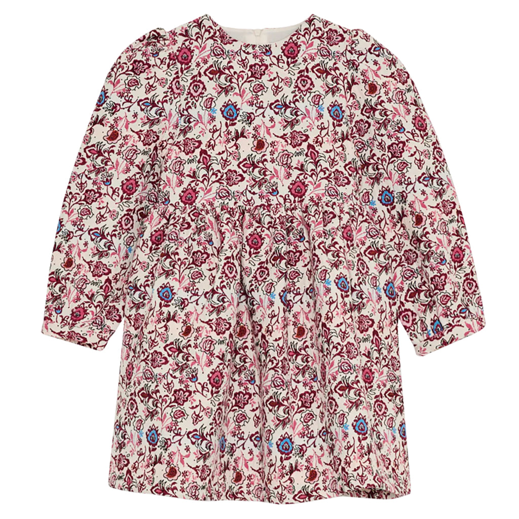 The New Society Child Clarissa Dress Jacquard Pink Floral Print