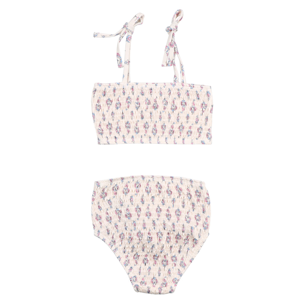 The New Society Child Clavel Bikini Cream Floral Print
