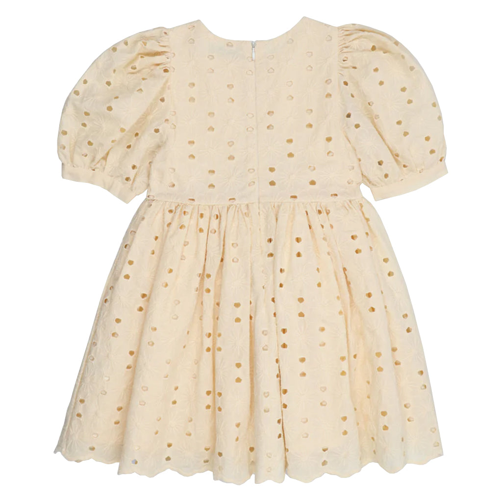 The New Society Child Creta Dress Macadamia Cream