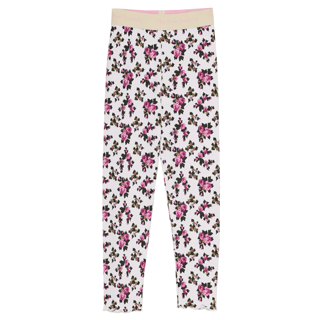 The New Society Child Elyse Leggings Pink Floral Print