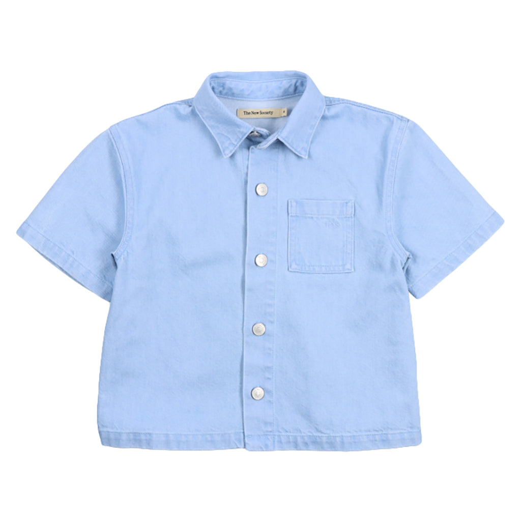 The New Society Child Ginger Shirt Light Denim Blue