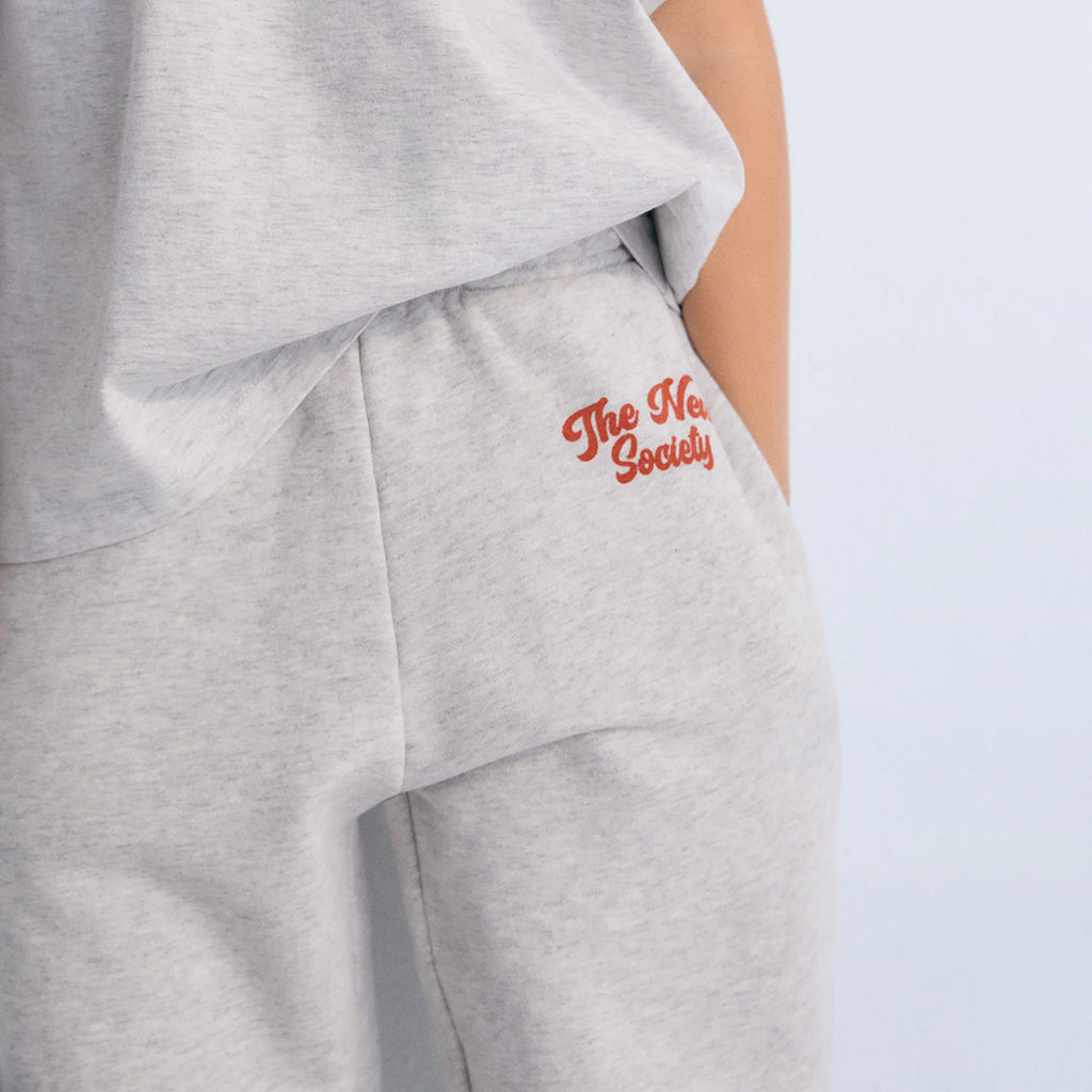 The New Society Child Ios Sweatpants Grey Melange