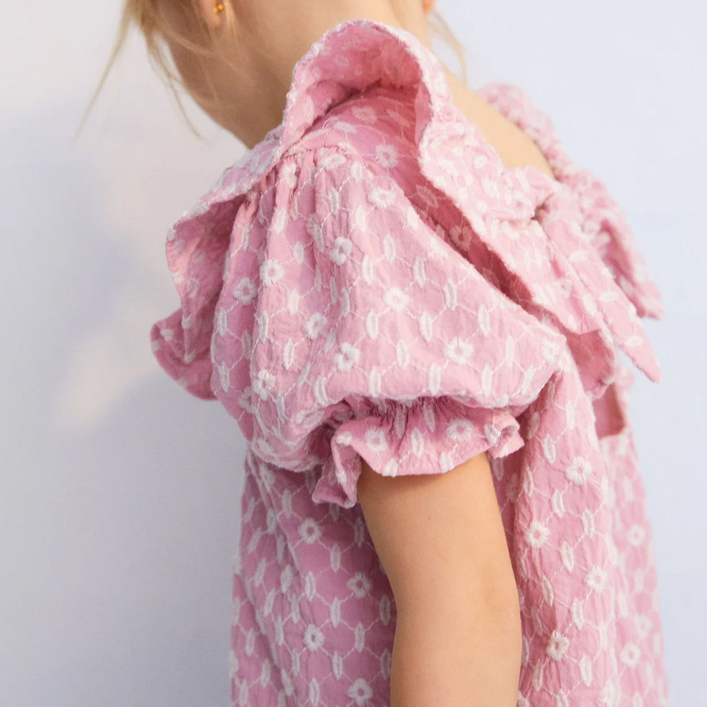 The New Society Child Isidora Blouse Hibiscus Pink