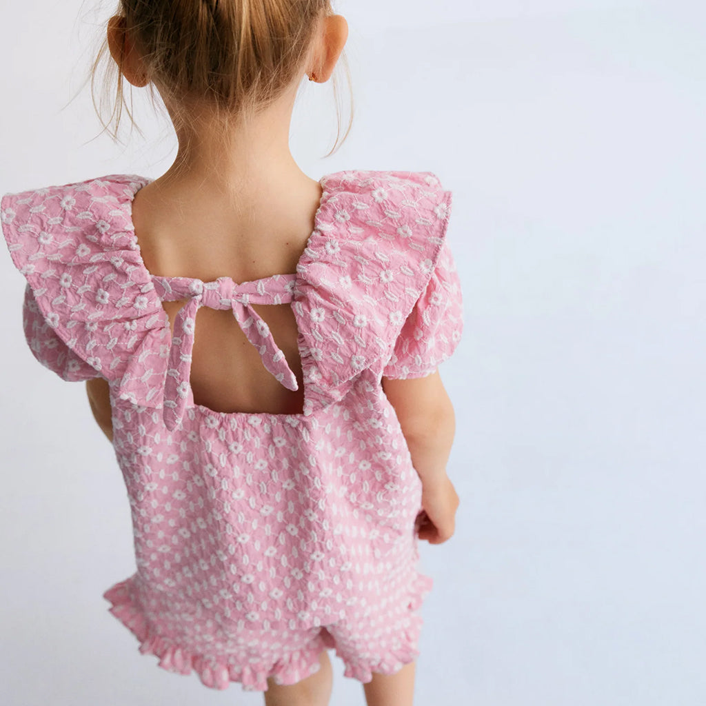 The New Society Child Isidora Shorts Hibiscus Pink