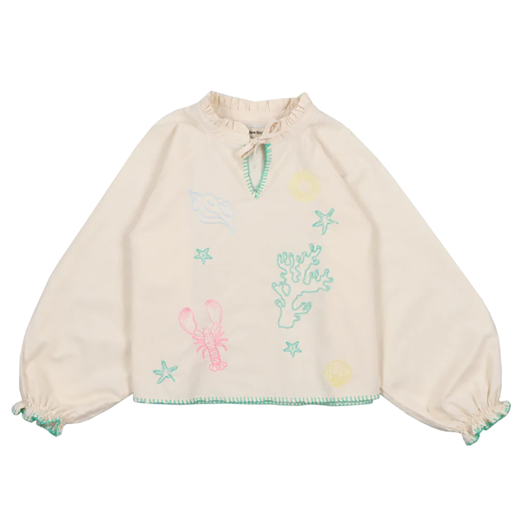 The New Society Child Kostas Blouse Macadamia Cream